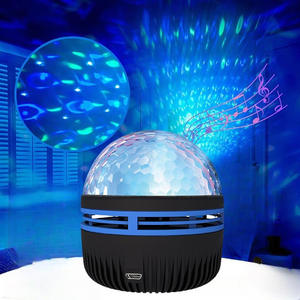 Small LED Magic Ball Warm Light Colorful Rotating Atmosphere Stage <strong>Projector</strong> Night Sky <strong>Stars</strong> Suction Cup-ABS for Home Room Use - Product Image 4