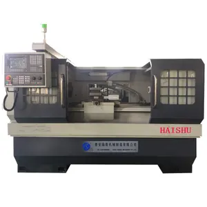 Horizontal CNC Torno Máquina CK6136A com Auto Bar Alimentador