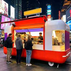 Voiture <span class=keywords><strong>de</strong></span> restauration multifonctionnelle <span class=keywords><strong>en</strong></span> forme <span class=keywords><strong>de</strong></span> petit <span class=keywords><strong>train</strong></span> pour marchés nocturnes commerciaux et zones touristiques, directement <span class=keywords><strong>de</strong></span> l'usine - Product Image 4