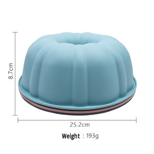 Grand <span class=keywords><strong>moule</strong></span> à Dessert fantaisie en forme de spirale, ustensiles de cuisson antiadhésif, Toast, pâtisserie, pain, <span class=keywords><strong>tarte</strong></span>, gâteau en Silicone, <span class=keywords><strong>moule</strong></span> à cannelures - Product Image 2