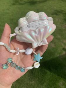 Étui de protection inspiré des coquillages pour <span class=keywords><strong>AirPods</strong></span> Housse de collecte de conception originale unique pour écouteurs - Product Image 3