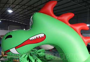 Barco inflable de dinosaurios para adultos, bote inflable de agua de doble carril con diseño de dinosaurio y plátano, 12 plazas, novedad de 2021 - Product Image 5