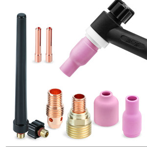2024 yeni ürün <span class=keywords><strong>Tig</strong></span> kaynak aksesuarları gaz Len kiti 2.4mm <span class=keywords><strong>Tig</strong></span> meşale gaz Lens seti - Product Image 1