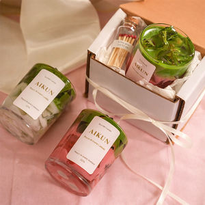 เทียนหอมกลิ่นกาแฟเย็นจากขี้ผึ้งถั่วเหลืองธรรมชาติ Aikun ขายส่งเทียนหอมพร้อมกล่องแบบกำหนดเองสำหรับใช้ในบ้าน - Product Image 4