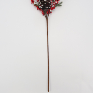 Decoración Navideña Natural y Artificial: Ramas <span class=keywords><strong>de</strong></span> Pino con Bayas Rojas y Nieve Artificial para Árboles <span class=keywords><strong>de</strong></span> Navidad, Proveedor y Fabricante - Product Image 6