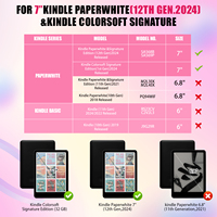 Casing E-Book Anti Jatuh dengan Sudut TPU yang Diperkuat, Cetakan Khusus, Langsung dari Pabrik, untuk Kindle Paperwhite Generasi ke-12