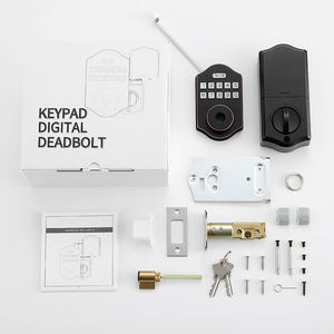 สมาร์ทล็อคโลหะผสมสังกะสีแบบหนัก ทนทาน ควบคุมการเข้าออกด้วยบลูทูธ Tuya  แบบไร้กุญแจ พร้อมรหัสผ่าน สำหรับอพาร์ทเมนต์และสำนักงาน - Product Image 6