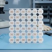 Base en aluminium LED PCB MCPCB 1,2 mm 25 UM Cuivre Finition OSP Haute conductivité thermique pour l'éclairage