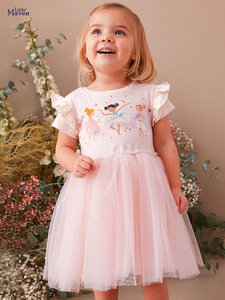 OEM / ODM Gonna Principessa in Rete Stile Europeo e Americano, Vestito Estivo per Bambine con <span class=keywords><strong>Cartoni</strong></span> <span class=keywords><strong>Animati</strong></span>, Abito per Bambini in Puro Cotone a Maniche Corte - Product Image 2