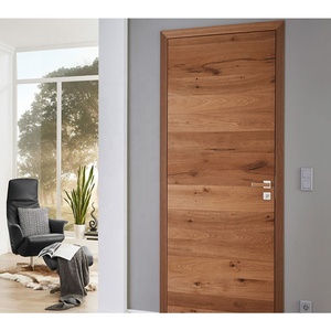 Usi De Interior Cu Furnir Natural Stejar europeo Cu <span class=keywords><strong>Toc</strong></span> Vopsit Alb Rama De Lemn Masiv - Product Image 2