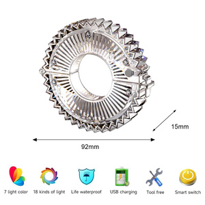 Lumière <span class=keywords><strong>de</strong></span> roue <span class=keywords><strong>de</strong></span> vélo à capteur intelligent LED, rechargeable par USB, étanche, <span class=keywords><strong>7</strong></span> couleurs changeantes, allumage/extinction automatique, pièces <span class=keywords><strong>de</strong></span> sécurité <span class=keywords><strong>pour</strong></span> le cyclisme - Product Image 2