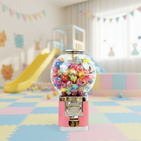 Distributeur automatique de petites capsules de jouets avec fonctionnement par pièces/jetons pour centres commerciaux