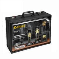 Tondeuse à cheveux professionnelle sans fil Kemei 8572, rasoir électrique à grille, machine de coupe de cheveux pour hommes, moteur vectoriel