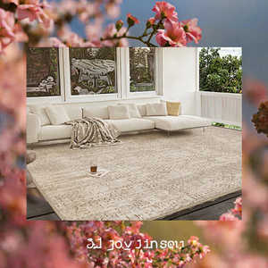 Alfombra moderna de Cachemira sintética de lujo 2025, Alfombra de poliéster antideslizante gruesa suave, cómoda, sala de estar lavable para, máquina para el hogar - Product Image 3