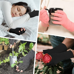 Sarung Tangan Kompresi Setengah Jari Berkualitas Tinggi untuk Meredakan Nyeri Sendi dan Sindrom Terowongan Karpal - Product Image 3