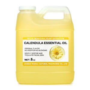 Minyak pembawa Calendula organik-1kg/5kg/25kg harga grosir, 100% murni mentah untuk perawatan kulit, tambalan jerawat & Sabun DIY, keluaran baru - Product Image 1