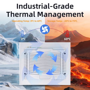 Panel PC Industrial Totalmente Cerrado de Gama Alta con Android Kylin OS, Windows XP/7/8/10/11, Linux, RJ45, USB, Control de Procesos e IoT - Product Image 4