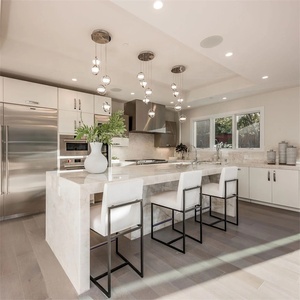 Armoire de <span class=keywords><strong>cuisine</strong></span> plate modèle Mobilier fonctionnel moderne Style contemporain avec charnière Accessoires <span class=keywords><strong>Cuisine</strong></span> ouverte de luxe Design - Product Image 1