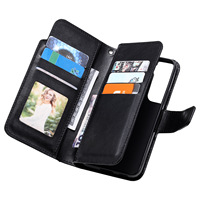 Etui portefeuille multifonctionnel en cuir pour Samsung pour Galaxy S24 S23 Ultra S22 Plus FE A14 5G A24 4G Featuring 9 Mobile Phone Case