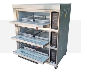 <span class=keywords><strong>Four</strong></span> à pizza et <span class=keywords><strong>pain</strong></span> <span class=keywords><strong>professionnel</strong></span> à convection 380V, idéal pour boulangeries et restaurants, pour la cuisson de farine, maïs, lait et noix. - Product Image 5