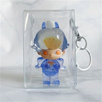 Sac à main en PVC transparent anti-poussière pour poupées en peluche suspendues, porte-clés, organisateur, mini sac à main, petit sac aveugle, rangement, protection, cadeau, modèle