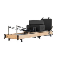 Machine de Pilates en bois d'érable, pliable, design portable, pour une utilisation professionnelle à domicile, studio, salle de sport, lit de Pilates silencieux et fluide