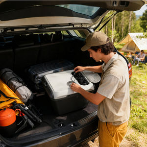 Mini-réfrigérateur portable 25L, nouveau design, <span class=keywords><strong>12</strong></span> volts, sur <span class=keywords><strong>propane</strong></span>, pour camping, voiture, avec fonctions de refroidissement <span class=keywords><strong>et</strong></span> de chauffage - Product Image 6