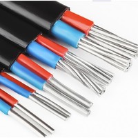 Câble d'alimentation cc 2*16mm2 10mm câbles électriques de Service en aluminium monophasé à 2 noyaux pour le câblage de la maison