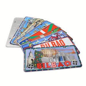 Placa de Matrícula de Aluminio Personalizada con Ubicación, Recuerdo para Decoración de Bodas, Bares o Cuartos de Hombre - Product Image 3