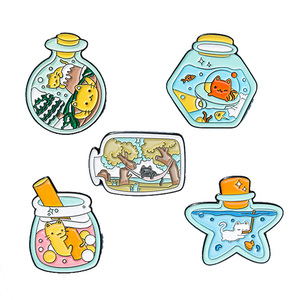 Fabricación de diseño personalizado Pin de fundición Forma de botella <span class=keywords><strong>a</strong></span> <span class=keywords><strong>la</strong></span> <span class=keywords><strong>deriva</strong></span> Chapado en oro rosa Artesaní<span class=keywords><strong>a</strong></span> de metal Pin de esmalte personalizado duro - Product Image 6