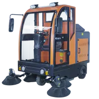 Efficienza di lavoro 14500 m3 2/h-18500m2/h di macchine per la pulizia dei pavimenti spazzatrice elettrica su strada HT2000/HT2100