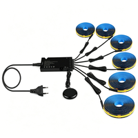 Kit de bande LED COB 12V à intensité variable par commande tactile pour éclairage de cuisine, armoire, placard, décoration intérieure
