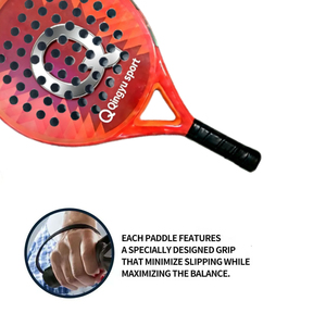 Raqueta de Pádel Profesional de Fibra de Carbono 18K, Diseño Personalizado con Logotipo, Raqueta de Tenis de Playa para Uso Deportivo, Raqueta de Pádel en Stock - Product Image 6
