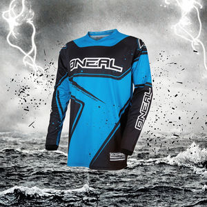 เสื้อเจอร์ซีย์มอเตอร์ครอสสำหรับผู้ชาย แขนยาว ระบายอากาศ กันลม พิมพ์ลายแบบซับลิเมชั่นตามสั่ง สำหรับขี่รถเอทีวี รถมอเตอร์ไซค์ แข่งรถ และกีฬา - Product Image 3