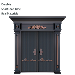 TECHTOP <span class=keywords><strong>Porte</strong></span> principale extra haute pour la confidentialité, revêtement entièrement métallique, <span class=keywords><strong>porte</strong></span> extérieure avant sans lacunes pour villa et domaine privé - Product Image 3