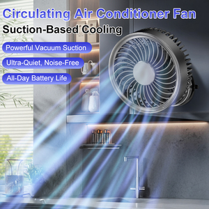 Portable High-Speed Brushless Motor Foldable Desk <strong>Fan</strong> Vacuum Suction Base Wall-Mounted <strong>Cooling</strong> <strong>Fan</strong> for Car <strong>Outdoor</strong> Household Use - Product Image 2