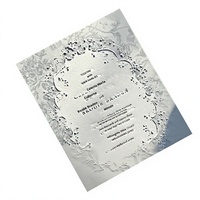 Invitation de mariage personnalisée de style européen, carte de vœux créative, gaufrage et débossage, papier de mariage haut de gamme imprimé en relief