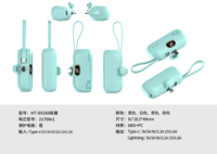 Hochleistungs-Powerbank mit Smart-Digitalanzeige, 10.000 mAh, tragbar, schnellladend, 20W/15W Eingang