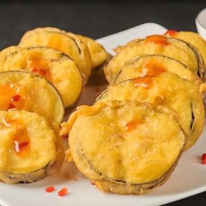 Tempura d'aubergine pré-frit pour friteuse à <span class=keywords><strong>air</strong></span>, légume <span class=keywords><strong>congelé</strong></span> à faible teneur en huile, apéritif à service rapide - Product Image 5
