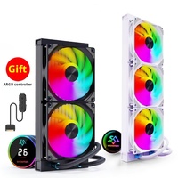 TM240/TL360 radiateur CPU intégré refroidi à l'eau ventilateur ARGB 1700 Blanc 2011 AM4 AM5