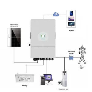 Inversor híbrido solar 12kw 10kw 15kw 20kw 25kw Híbrido solar trifásico de alto voltaje - Product Image 2