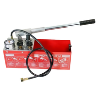 Herramienta de Plomería, Bomba de Prueba de Alta Presión, 45 ml, Bomba Manual Hidrostática para Pruebas de Tuberías de Agua, para Riego