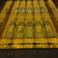 Guirlandes lumineuses LED pour fenêtres, lumières décoratives suspendues pour Noël et les fêtes de mariage en plein air