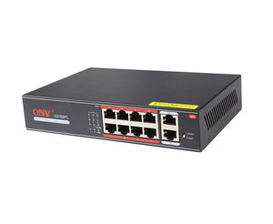 OEM 24V нестандартный Быстрый коммутатор Ethernet PoE 8 + 2 порта для системы наблюдения - Product Image 3