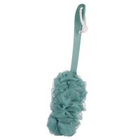 Vente en gros Long manche PE Mesh Loofah Douche Épurateur Exfoliant Luffa Dos Bain Corps Brosse