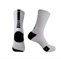 Coussin logo Sublimation Crew Athletic Sport Hommes Elite Basketball Chaussettes