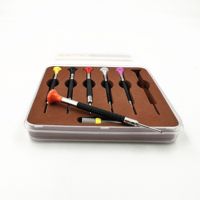 Outil de réparation de montres, jeu de tournevis antidérapants en forme de T, 6 pièces, avec lame de rechange, pour la réparation des montres RL-X