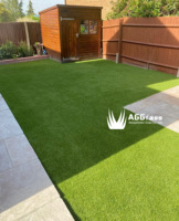 Panneaux muraux artificiels en polypropylène Always Green Grass, écologiques, haute densité, ignifuges, durables, modernes, pour aménagement paysager, 4 panneaux