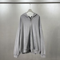 Hoodie dicuci asam antik Batik katun 450 GSM Prancis Terry 100% berat tebal kualitas tinggi untuk pria