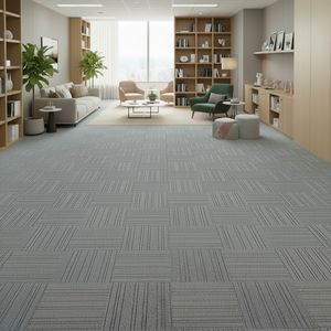 Dalles <span class=keywords><strong>de</strong></span> moquette commerciales pour la maison, imperméables, résistantes aux taches, pour cuisine, salle <span class=keywords><strong>de</strong></span> bain, balcon, autocollantes, amovibles - Product Image 1